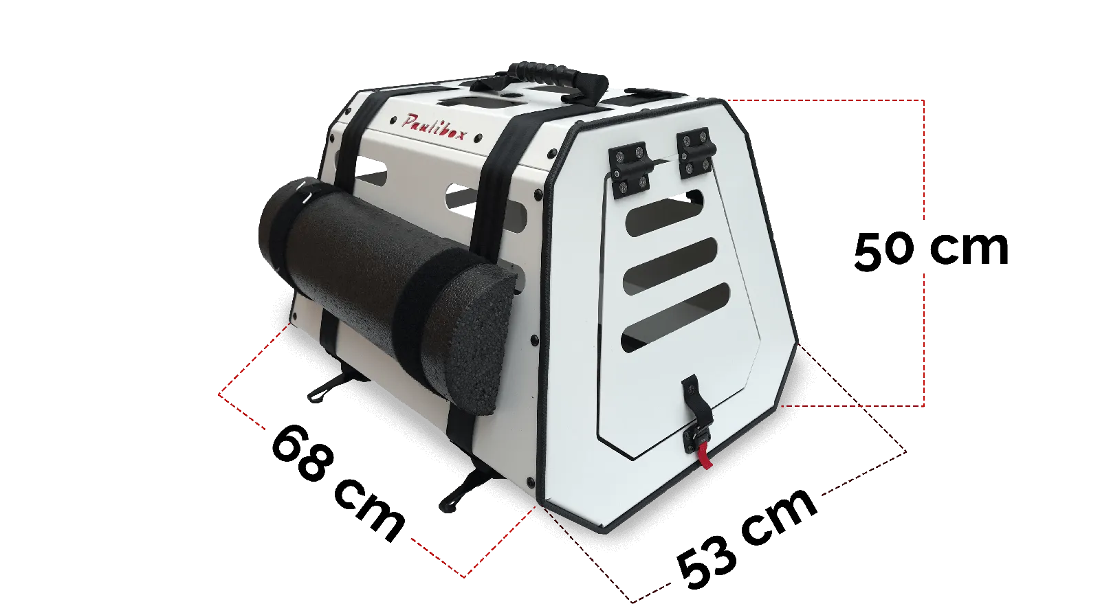 Paulibox M Abmessungen: 68 cm breit, 53 cm tief, 50 cm hoch