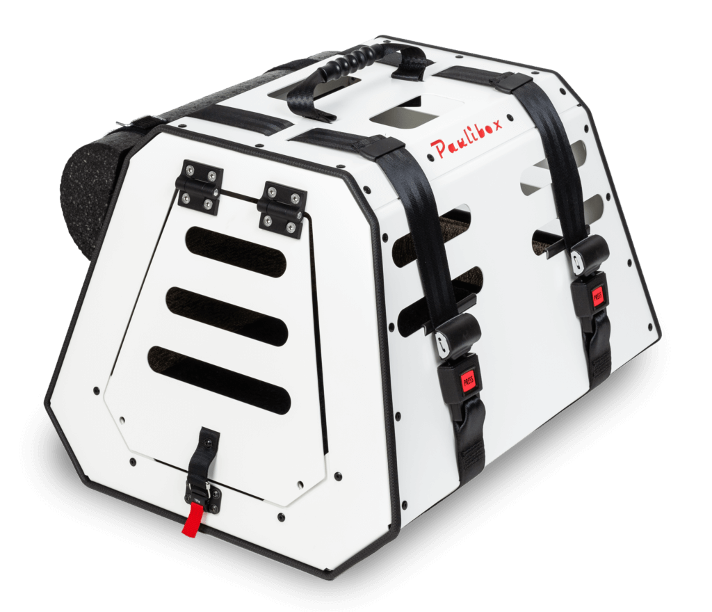 Auto Hundebox für den Rücksitz / Rückbank mit Isofix Paulibox