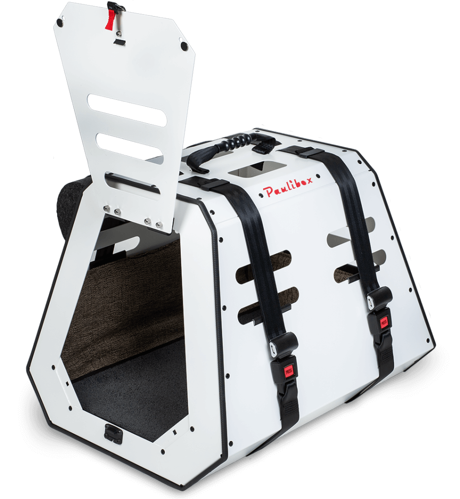 Auto Hundebox für den Rücksitz / Rückbank mit Isofix Paulibox